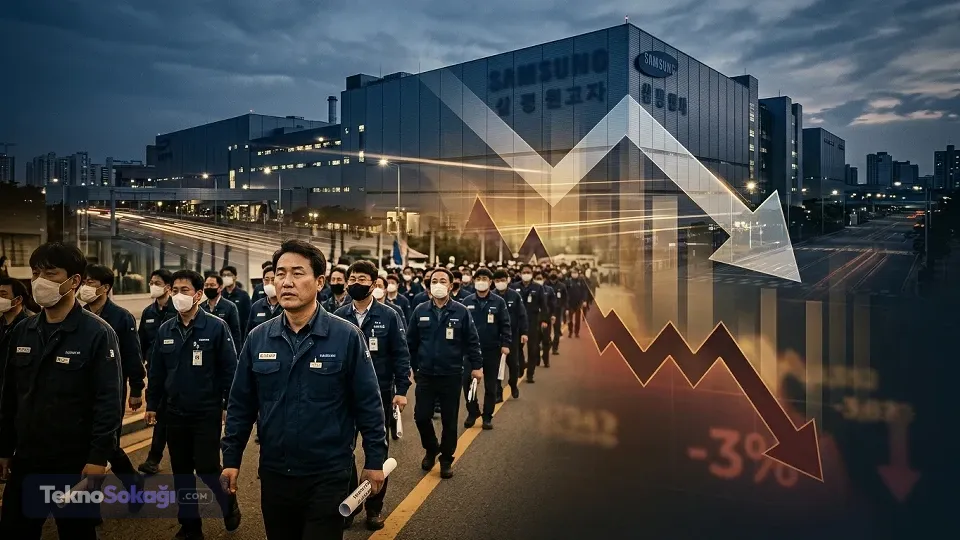 Samsung'da Büyük Grev: 47 Bin Çalışan Ücret Anlaşmazlığı Nedeniyle Grevde