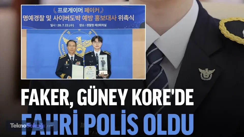 Faker, Güney Kore'de fahri polis oldu