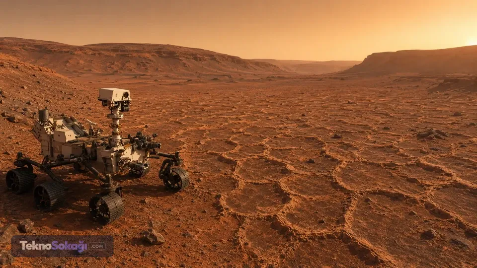 NASA'nın Curiosity uzay aracı Kızıl Gezegen'de devasa bir 'poligon denizi' keşfetti