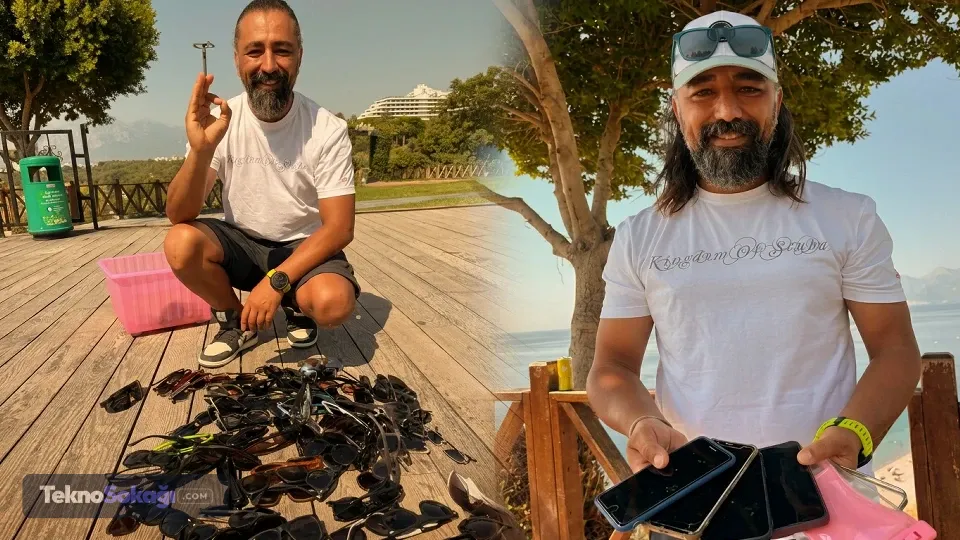 Denizin altından çıkan servet! Falezlerin dibinde bulduklarını görenler gözlerine inanamadı