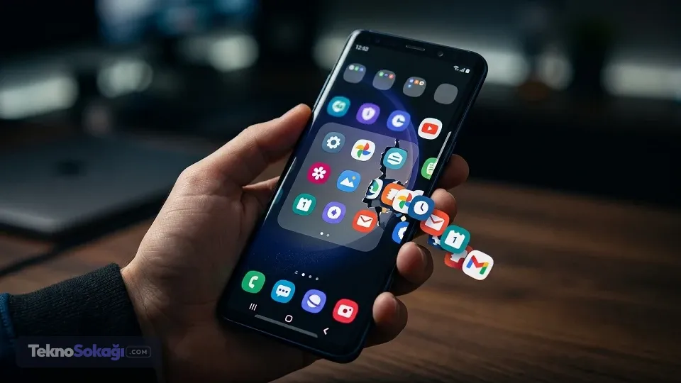 Samsung telefonlarda ana ekranı bozan hata: Klasörler kontrolden çıktı